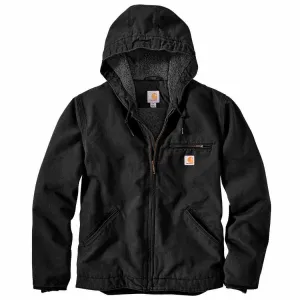 104392 - Carhartt Men's Washed Duck Sherpa Lined Jacket