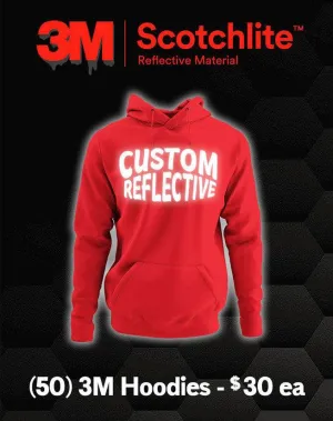 50 3M™ Scotchlite Reflective Hoodies
