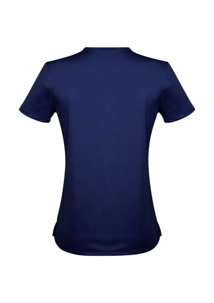 Advatex Ladies Mae Short Sleeve Knit Top - Patriot Blue - 24 - Biz Collection