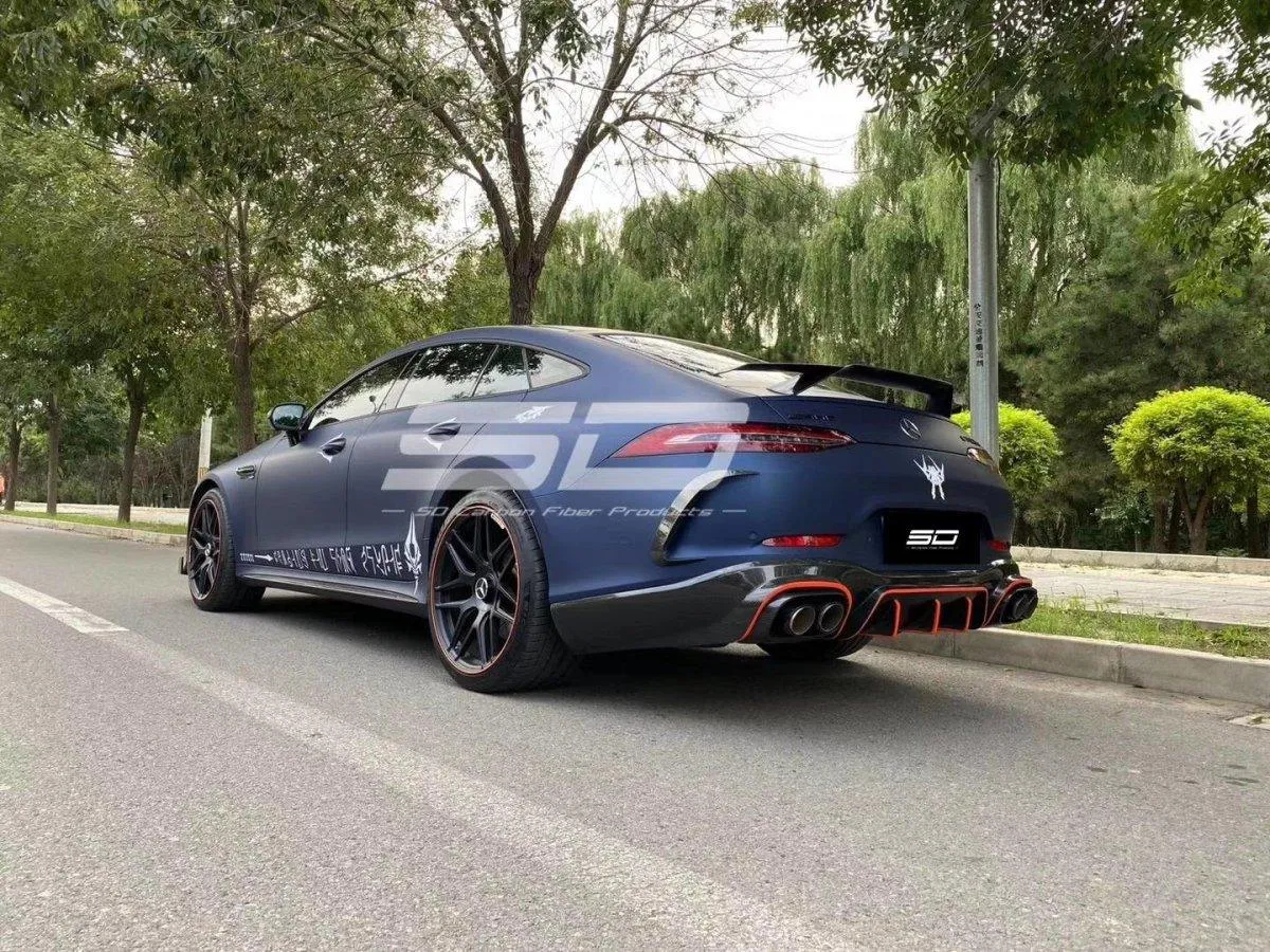 Aero Republic Brabus Style Side Skirts for Mercedes Benz AMG GT 4 Door GT53 X290 2019-ON Carbon Fiber