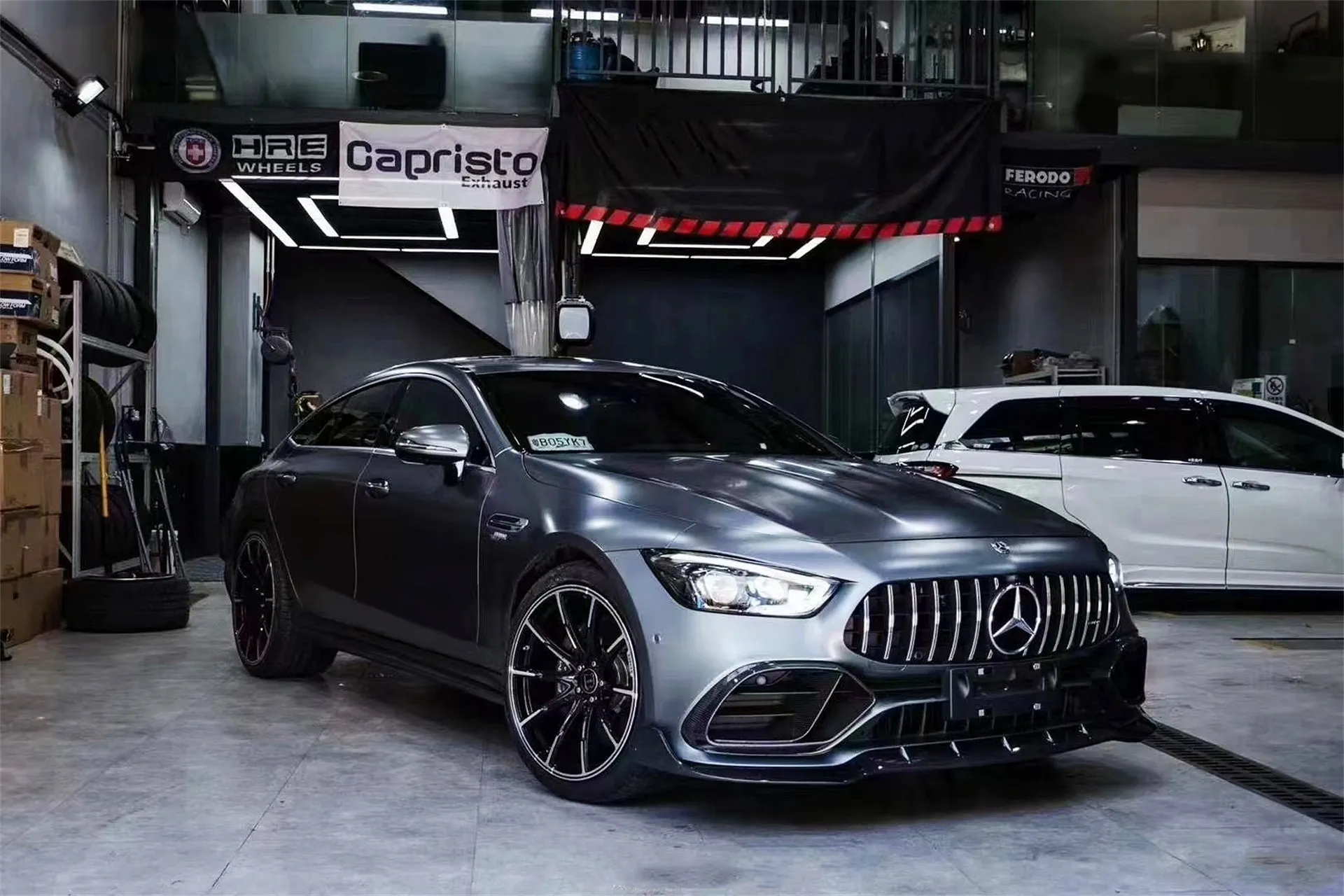 Aero Republic Brabus Style Side Skirts for Mercedes Benz AMG GT 4 Door GT53 X290 2019-ON Carbon Fiber
