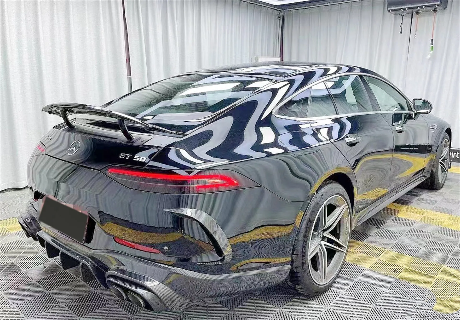 Aero Republic Brabus Style Side Skirts for Mercedes Benz AMG GT 4 Door GT53 X290 2019-ON Carbon Fiber