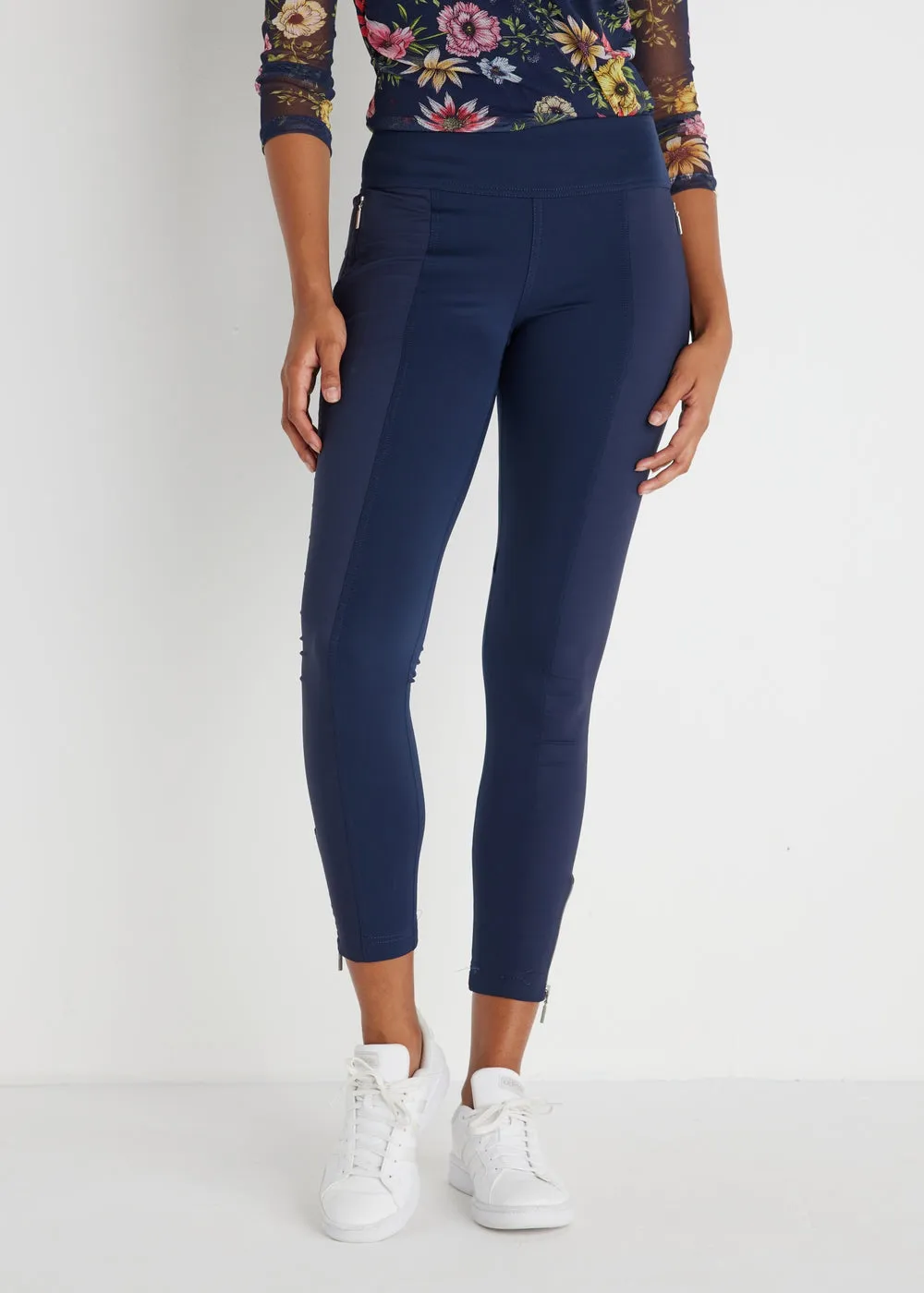 Allie Hybrid Pant - Navy