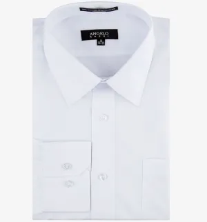 Angelo Rossi Modern Fit Dress Shirt - White