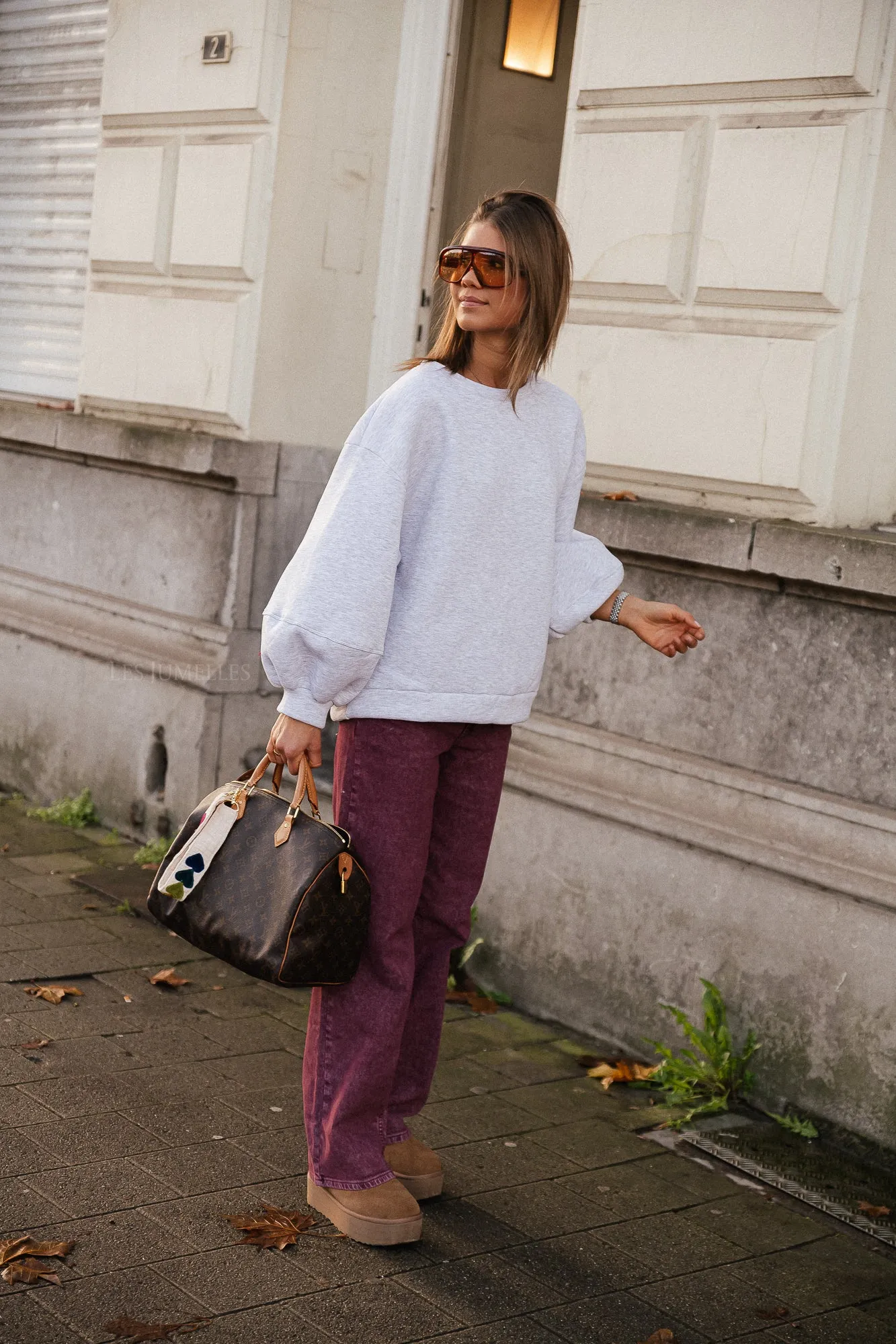 Anke sweater light grey