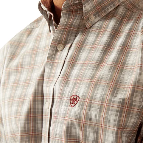Ariat Men's Grey Pro Series Grey Classic Fit Shirt