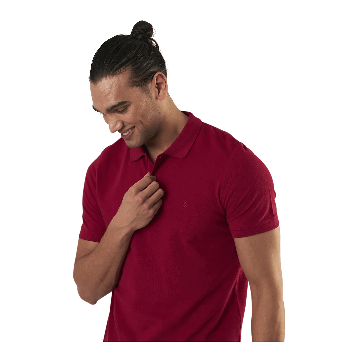 Basic Polo Ss Red
