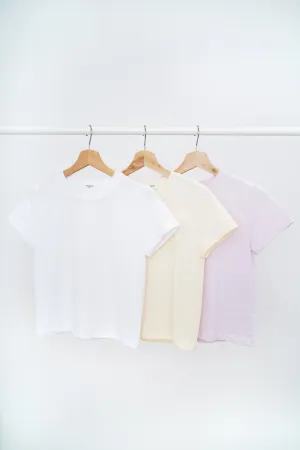 Basic tee in fit cut