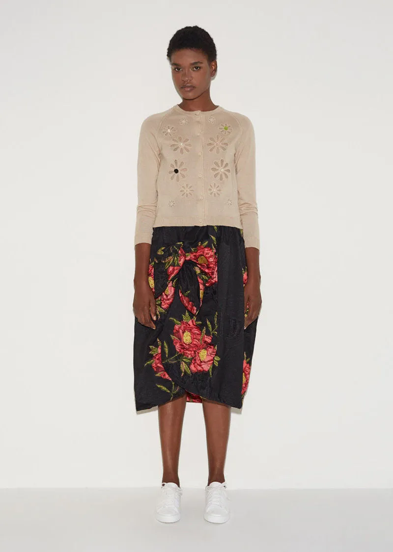 Beaded Flower Cardigan