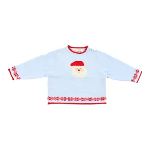 Blue Santa Sweater