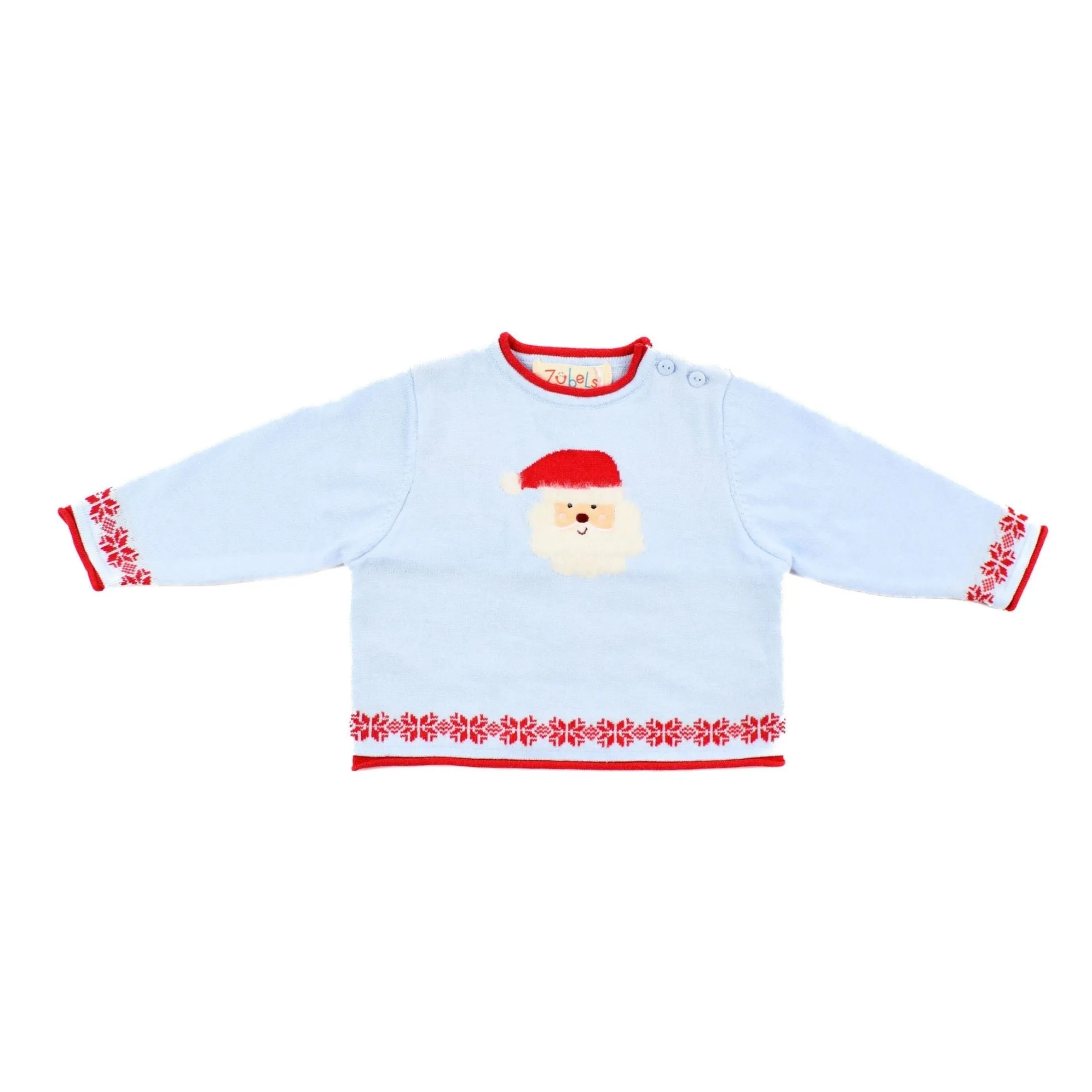 Blue Santa Sweater