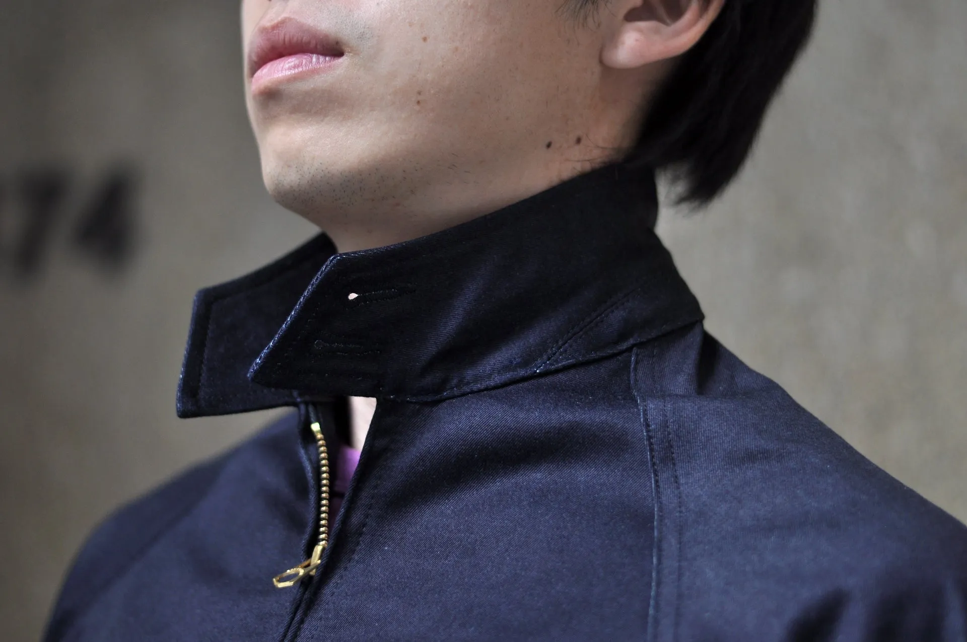 BONCOURA 12oz Weapon Denim "Dog Ear" Sport Jacket (Indigo)