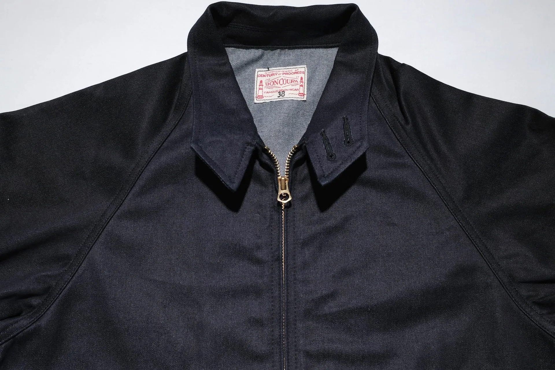 BONCOURA 12oz Weapon Denim "Dog Ear" Sport Jacket (Indigo)