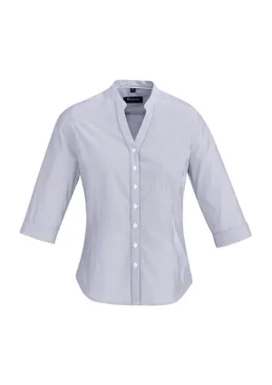 Bordeaux Ladies 3/4 Sleeve Shirt - Patriot Blue - 24 - Biz Collection