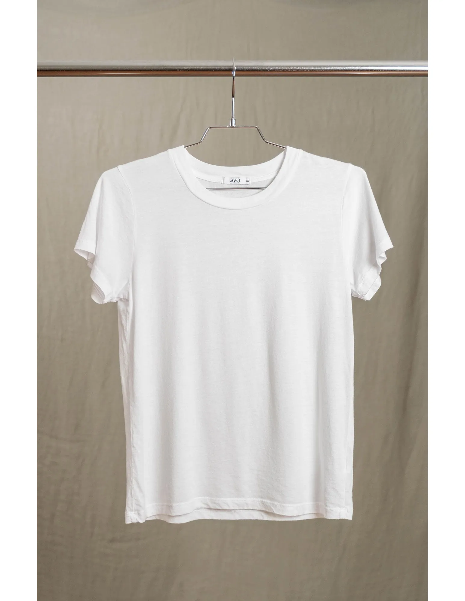 Butter Soft Crew in White