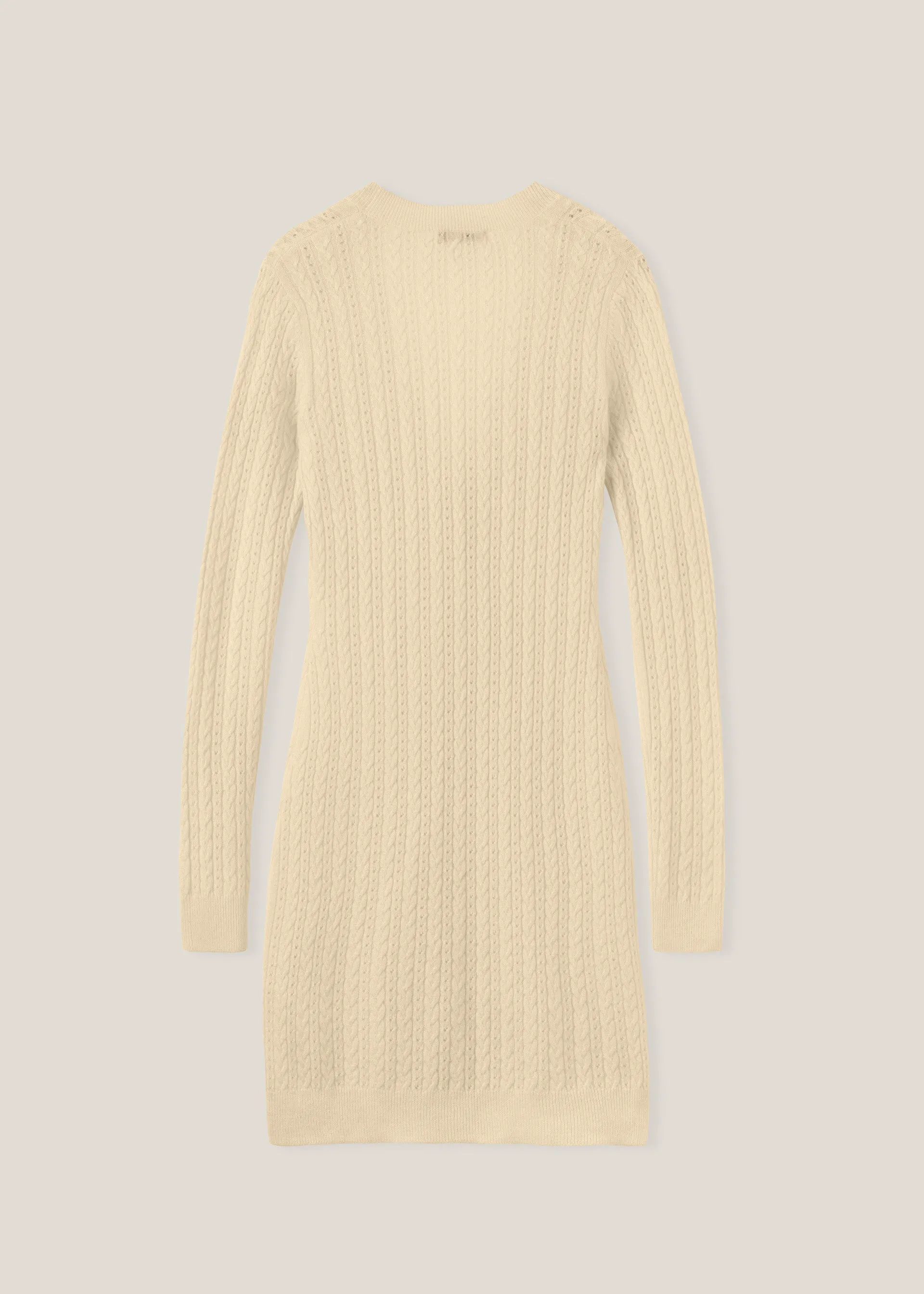 Cable Pointelle-knit cardigan