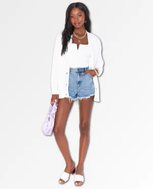 Callie Cardigan Bright White Knit