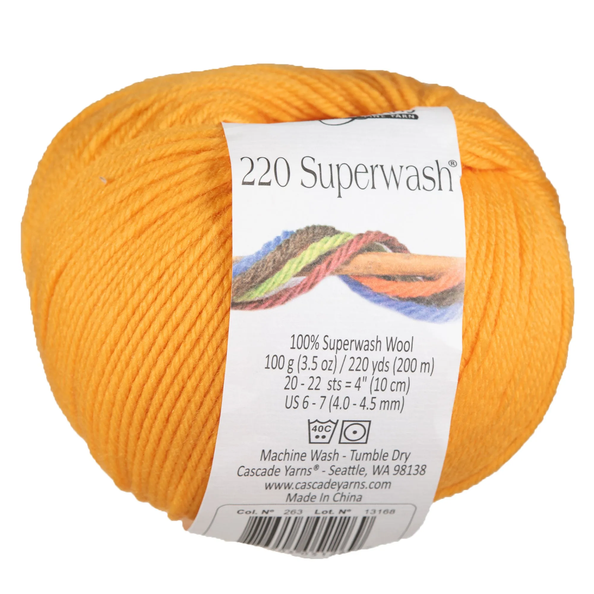 Cascade Yarns 220 Superwash Yarn - 0263 Gold Fusion