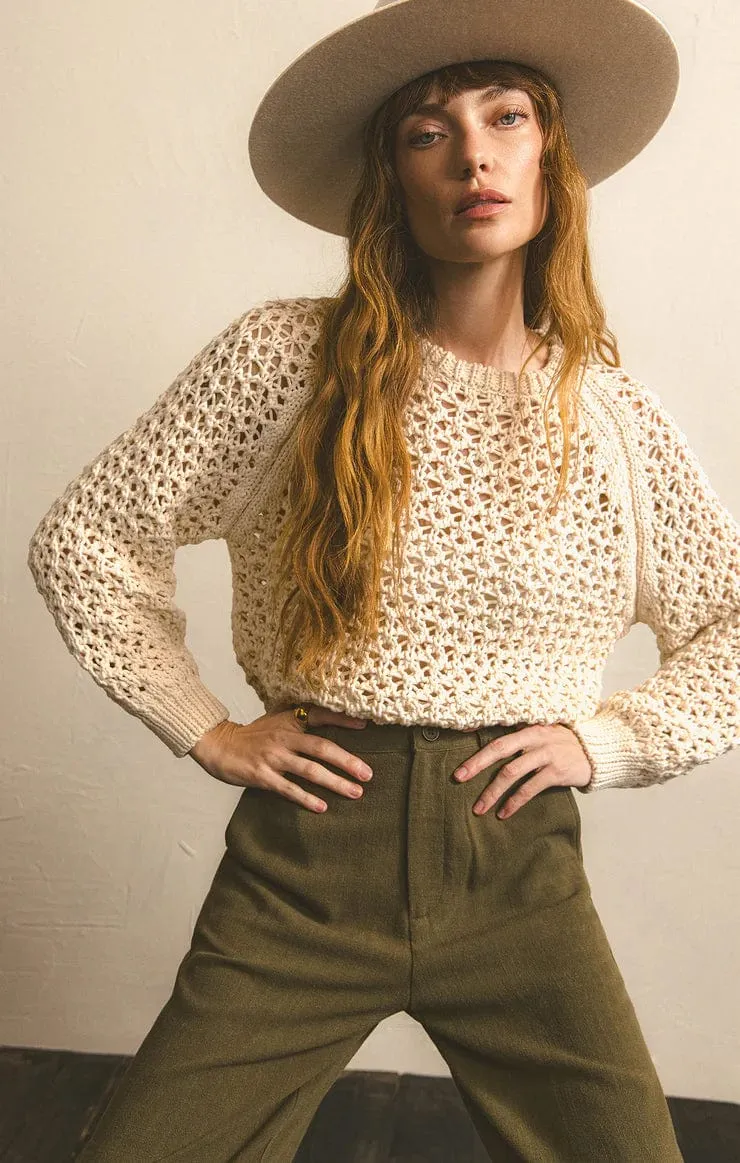 Cassian Open Knit Sweater
