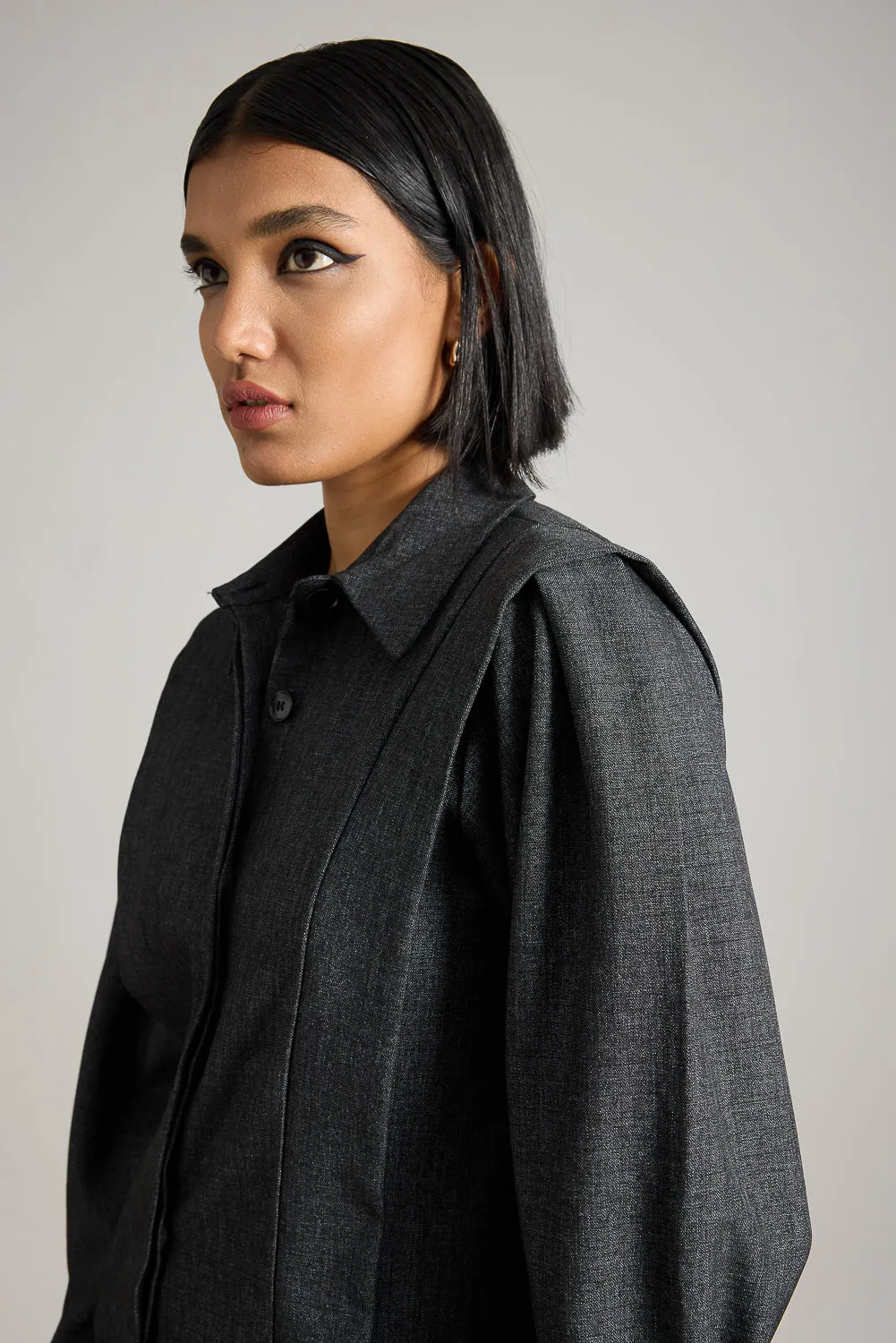 Charcoal Button Up Shirt