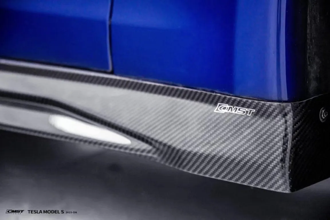 CMST Tuning Side Skirts for Tesla Model S 3rd Gen Late 2021-ON Carbon Fiber/FRP