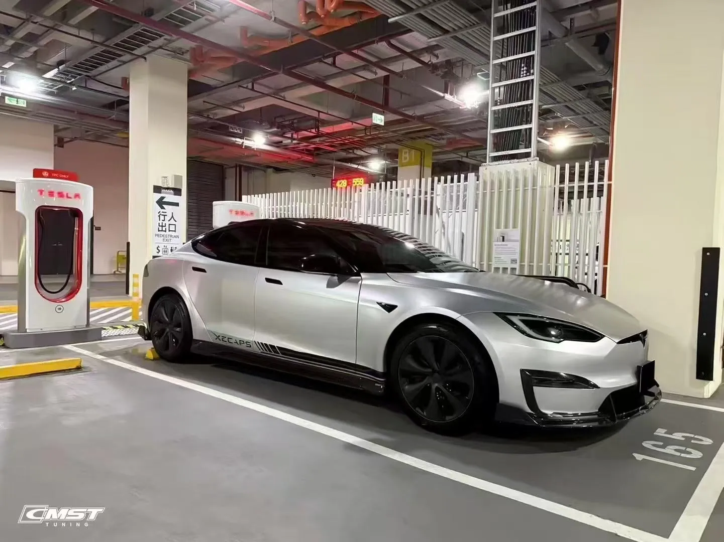 CMST Tuning Side Skirts for Tesla Model S 3rd Gen Late 2021-ON Carbon Fiber/FRP