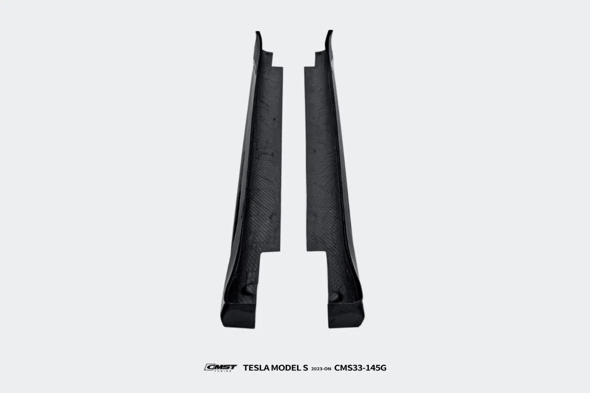 CMST Tuning Side Skirts for Tesla Model S 3rd Gen Late 2021-ON Carbon Fiber/FRP