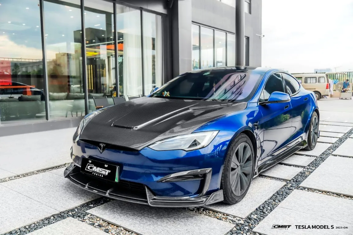CMST Tuning Side Skirts for Tesla Model S 3rd Gen Late 2021-ON Carbon Fiber/FRP