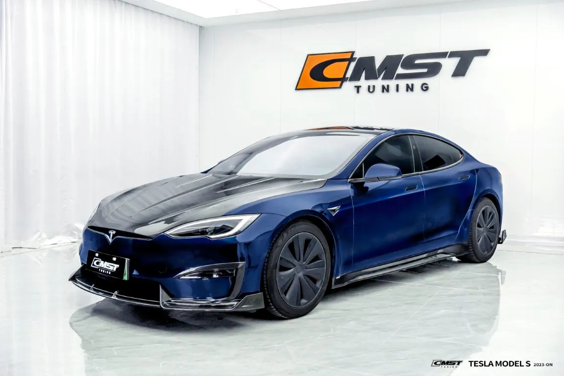 CMST Tuning Side Skirts for Tesla Model S 3rd Gen Late 2021-ON Carbon Fiber/FRP
