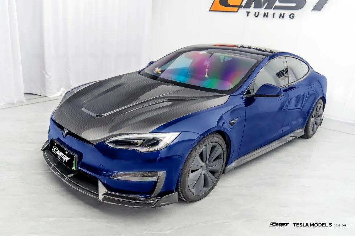 CMST Tuning Side Skirts for Tesla Model S 3rd Gen Late 2021-ON Carbon Fiber/FRP