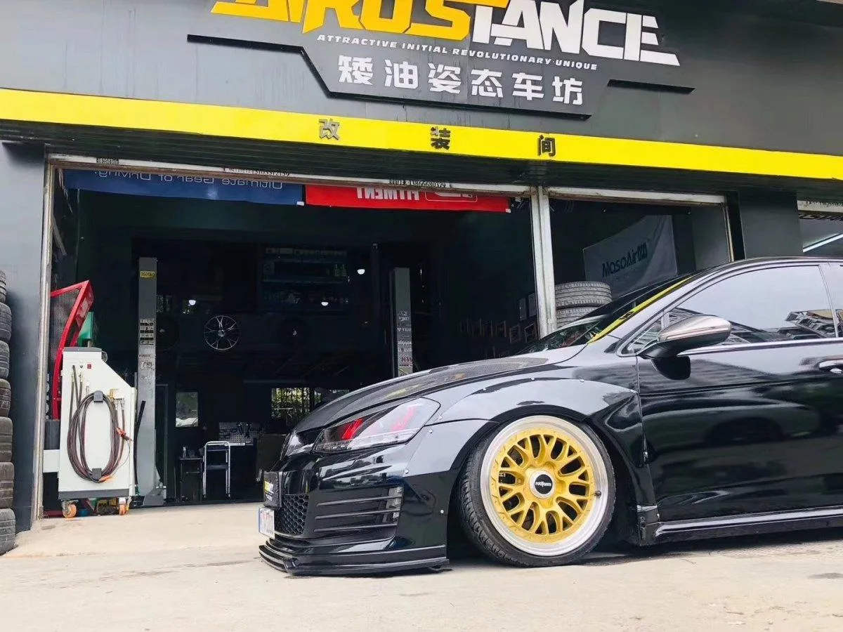 CMST Tuning Widebody Side Skirts for Volkswagen Golf R GTI Base MK7 MK7.5 Carbon Fiber/FRP