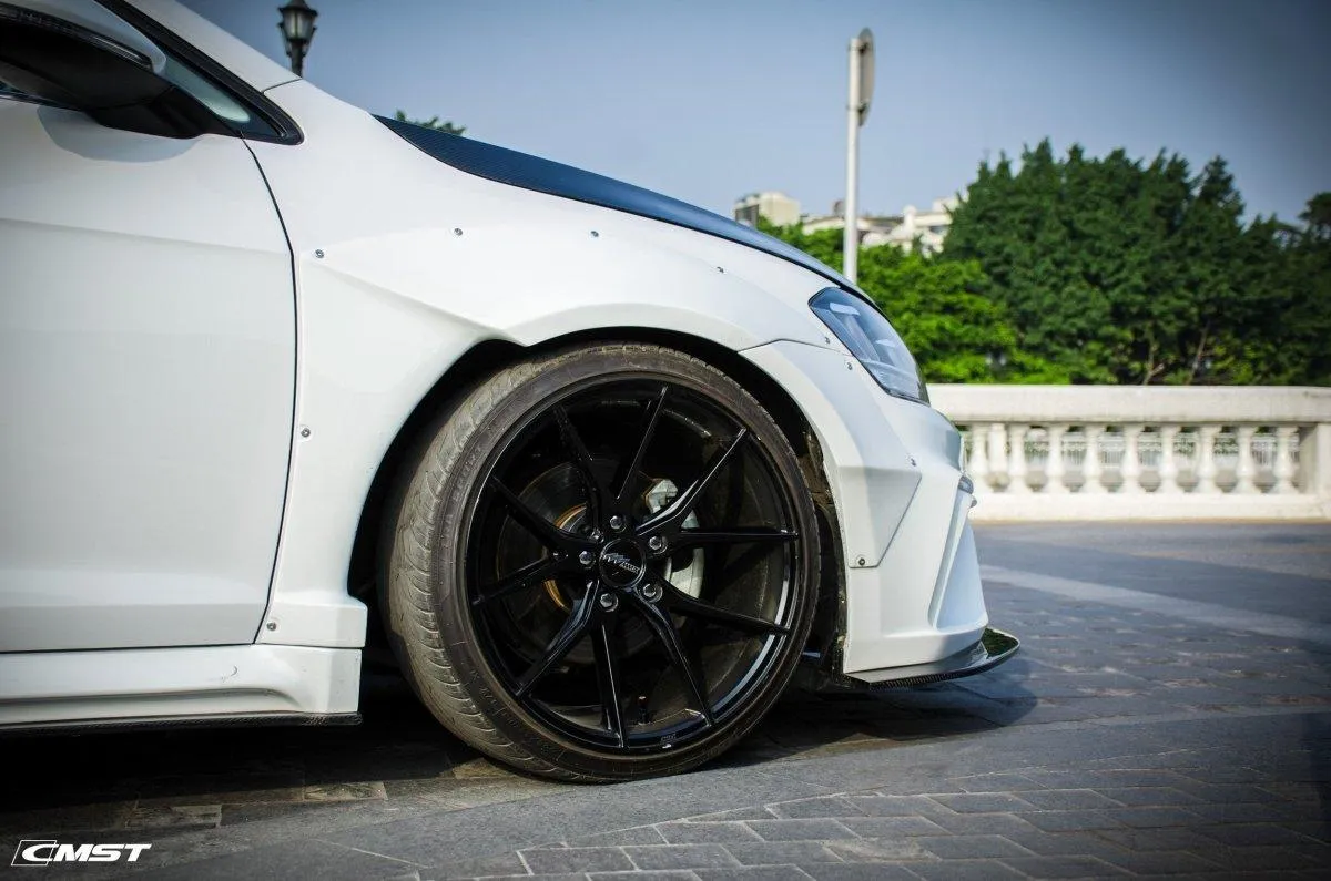 CMST Tuning Widebody Side Skirts for Volkswagen Golf R GTI Base MK7 MK7.5 Carbon Fiber/FRP