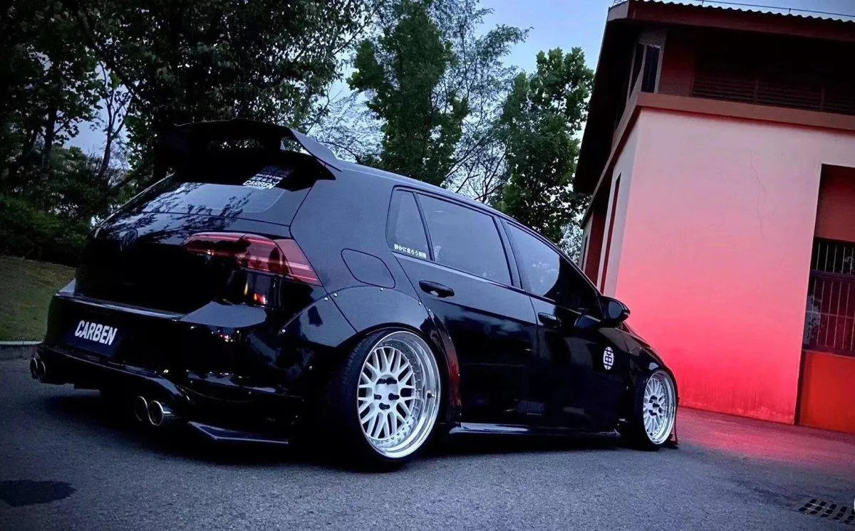 CMST Tuning Widebody Side Skirts for Volkswagen Golf R GTI Base MK7 MK7.5 Carbon Fiber/FRP