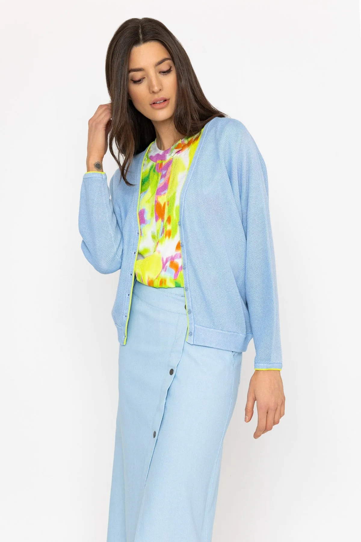 Cratt Cardigan in Blue