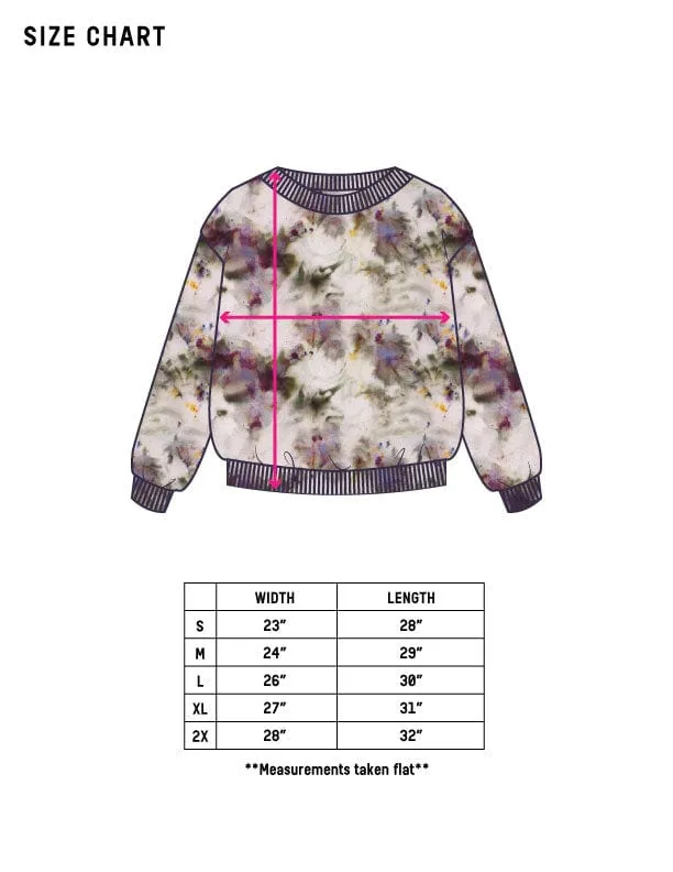 Dust Dye Sweatshirt - Purple Rain