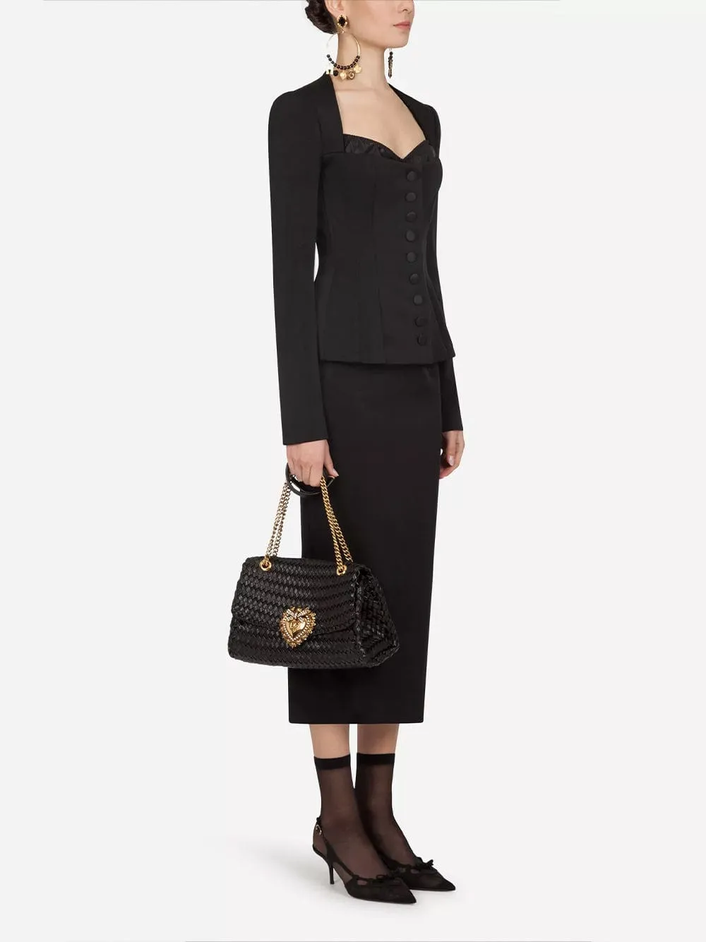 Faille Single-Breasted Jacket