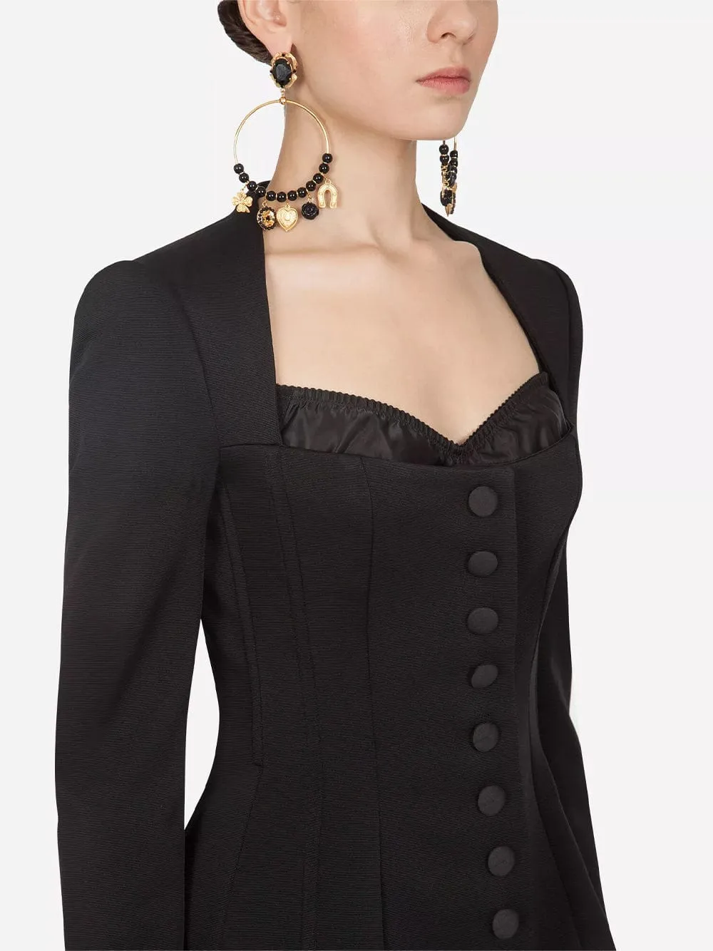Faille Single-Breasted Jacket