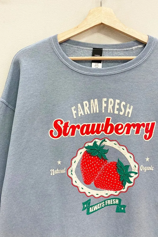 Farm Fresh Strawberry Sweatshirt