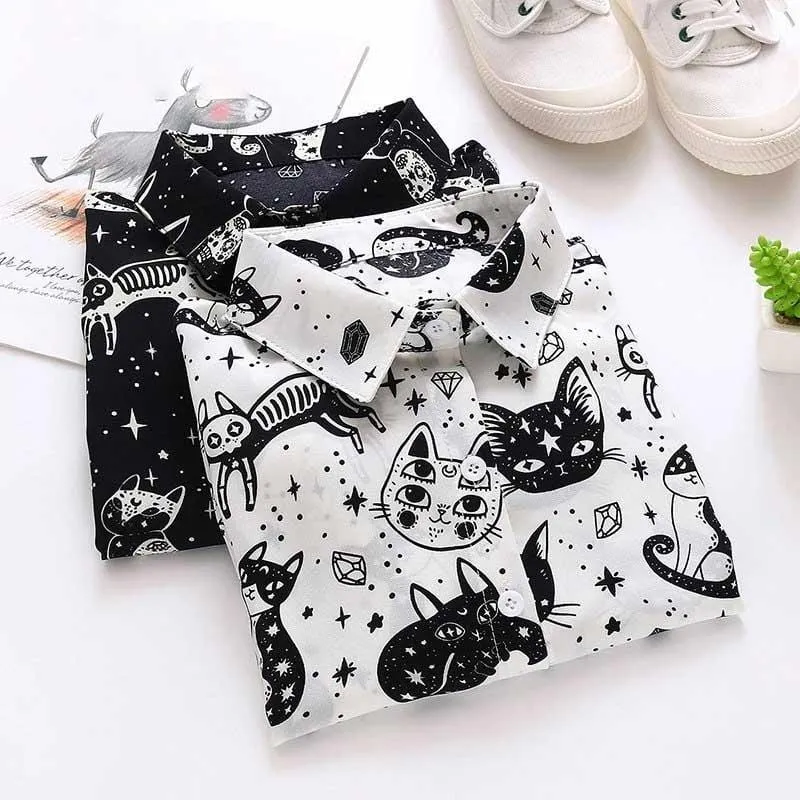 Felicia Cat Blouse