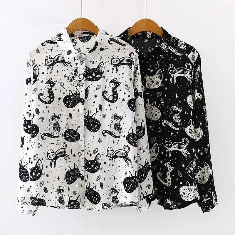 Felicia Cat Blouse