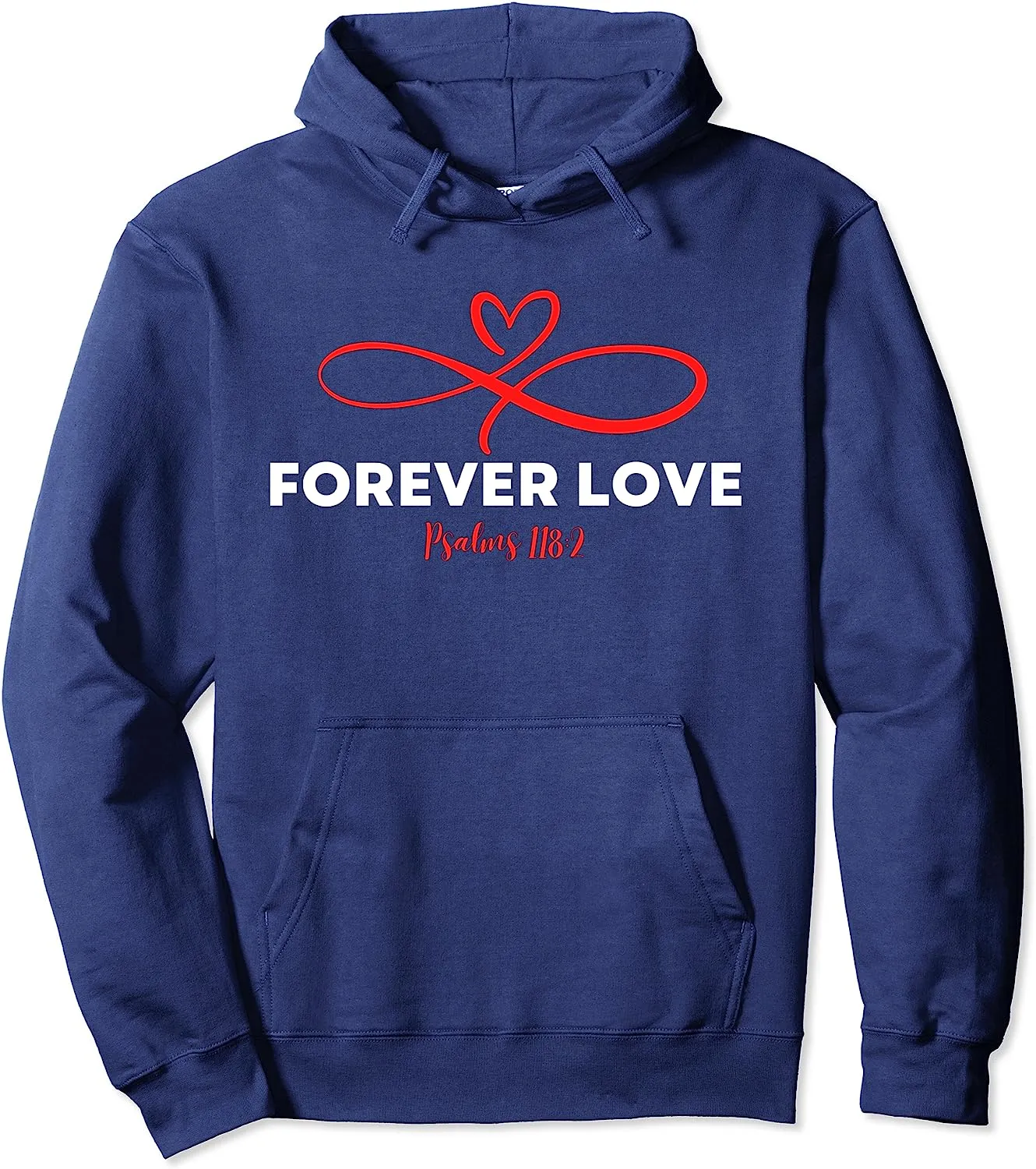 Forever Love - Pullover Hoodie - Fun and Inspirational Design by Crucial Key