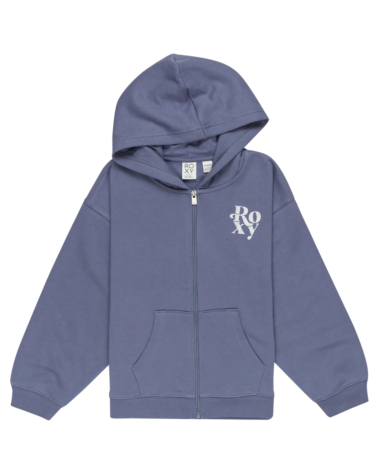 Girls Evening Hike Zip Hoodie in Wild Wind Blue