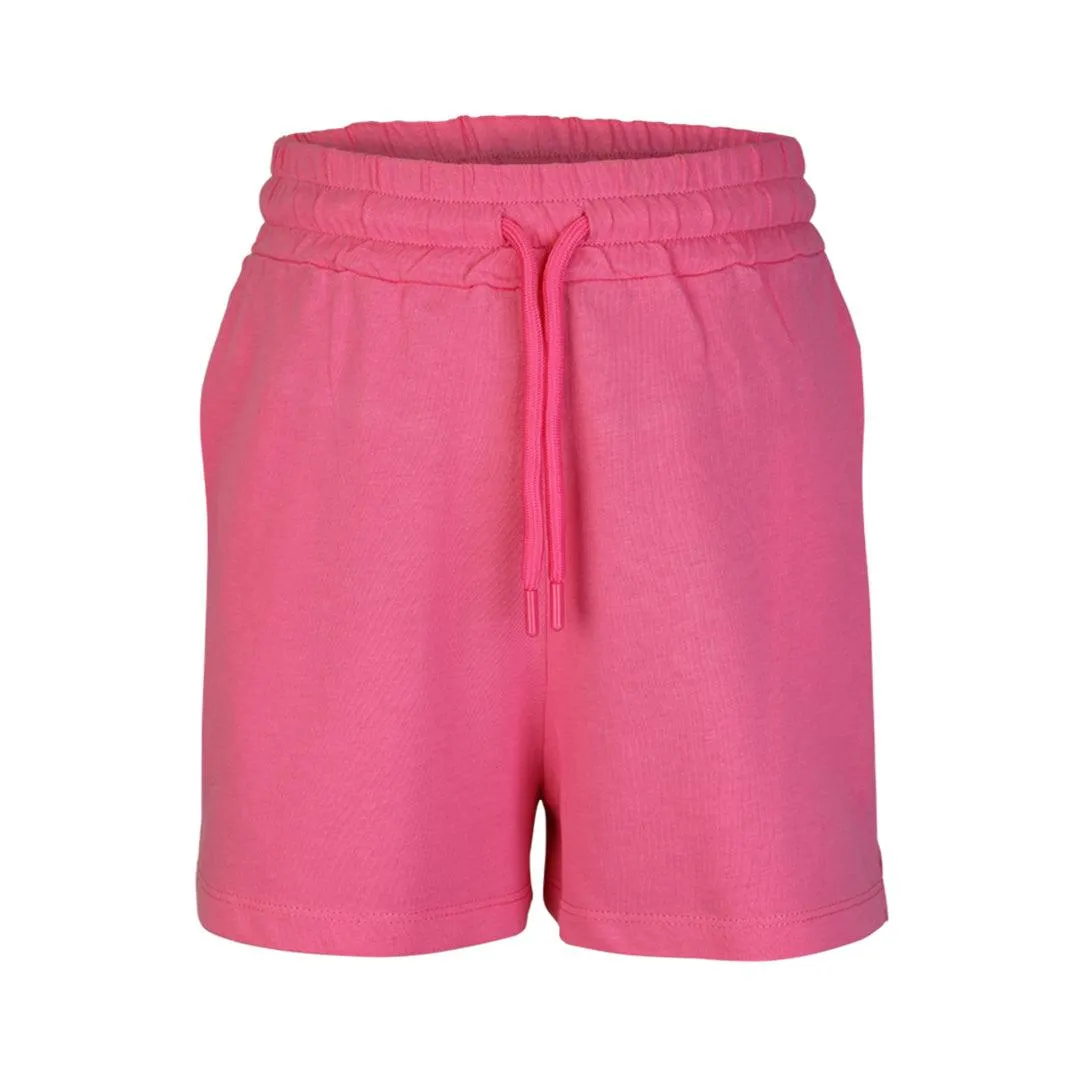 GIRLS FUCHSIA SHORT HOODIE SET