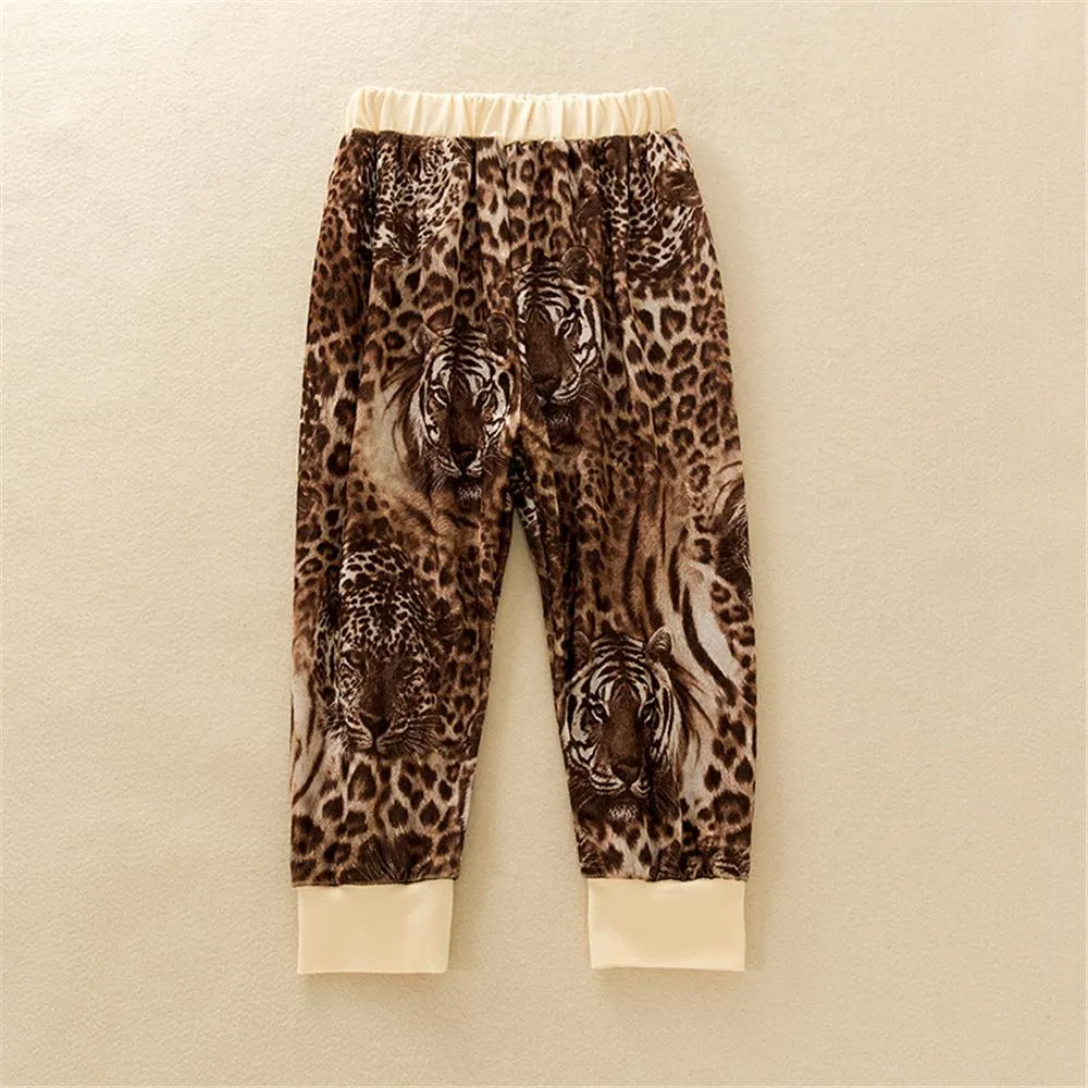 Girls Leopard Long Sleeve Top & Pants Wholesale Girl Clothing