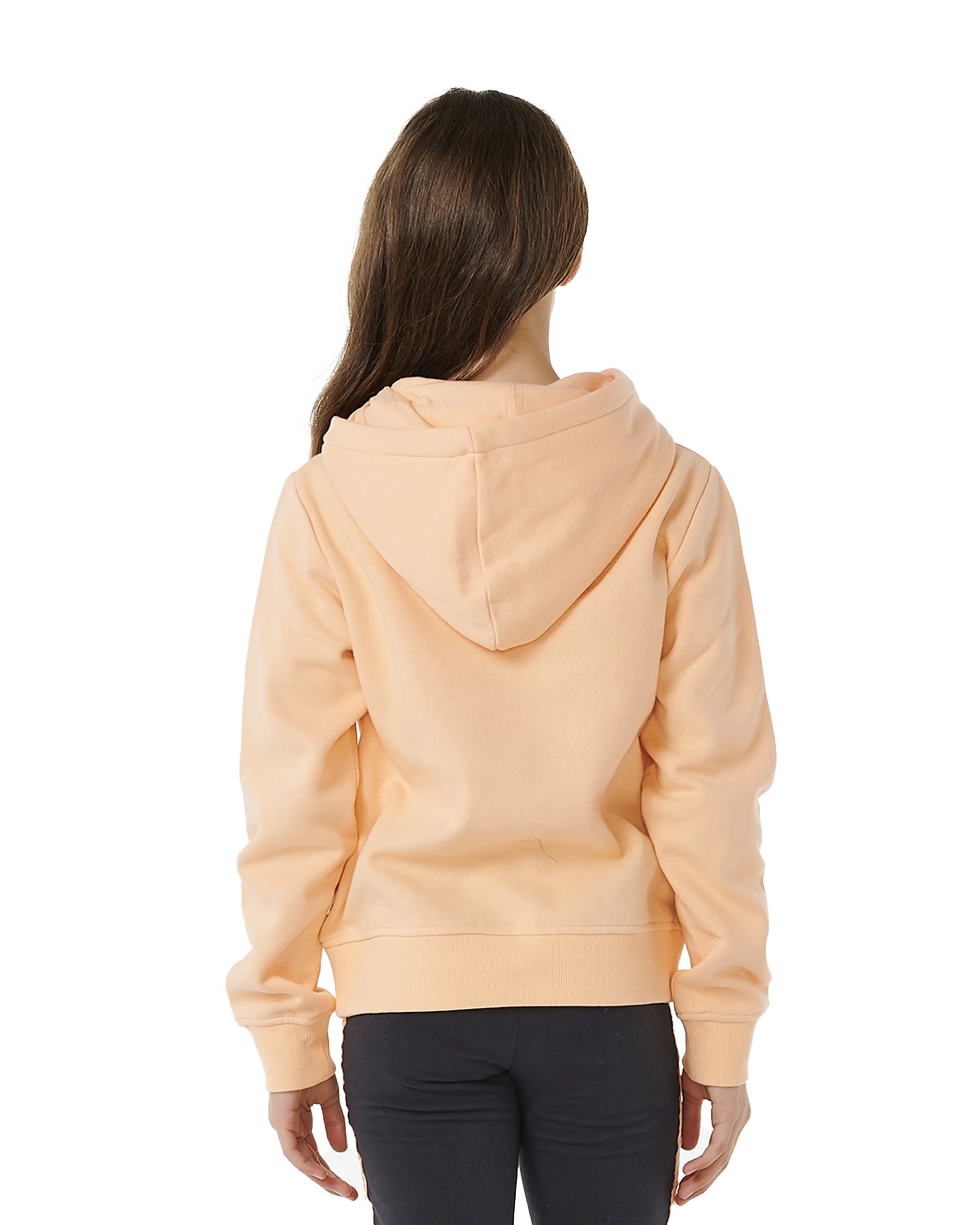 Girls Re-Entry Hoodie in Bright Peach