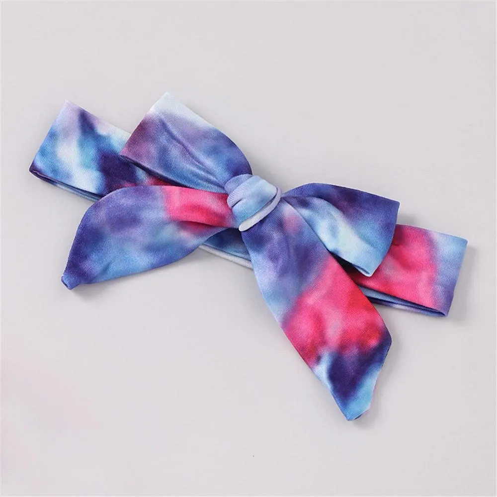 Girls Tie Dye Hooded Top & Pants Wholesale Little Girl Boutique Clothing