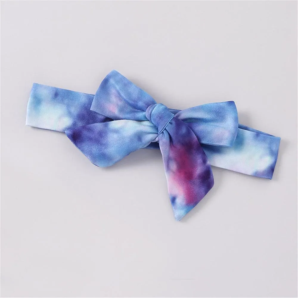 Girls Tie Dye Hooded Top & Pants Wholesale Little Girl Boutique Clothing