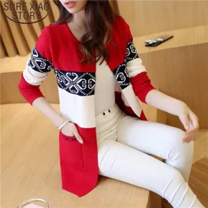 Gorgeous Women's Cardigan Sweaters - Knitted Coat Women's Top - Feminine Long Sleeve Warm Jacket Sweater (TB8C)(BCD2)(BCD4)(F23)(F35)