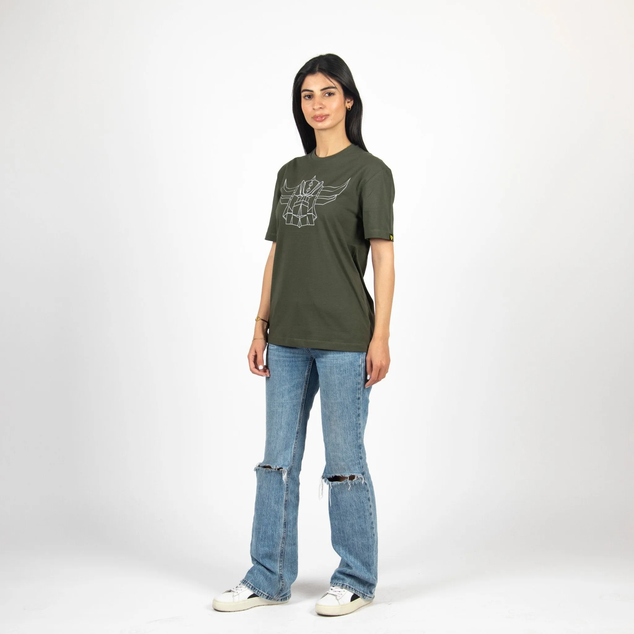 Grendizer Outline | Basic Cut T-shirt