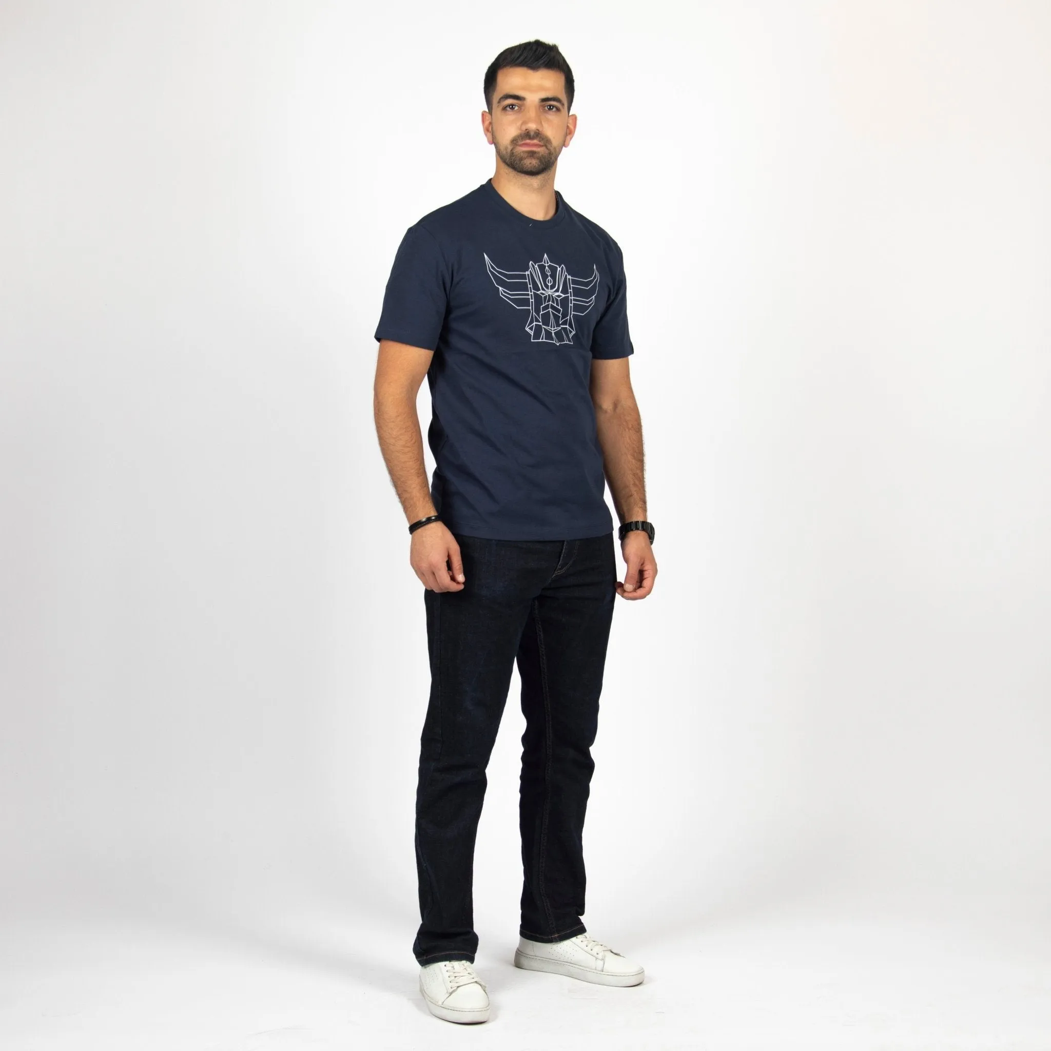 Grendizer Outline | Basic Cut T-shirt